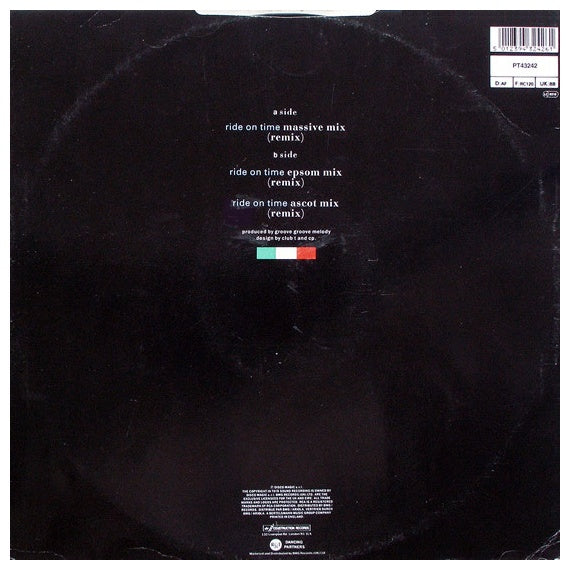 BLACK BOX - RIDE ON TIME (REMIX) | 12" MAXI SINGLE VINILO USADO