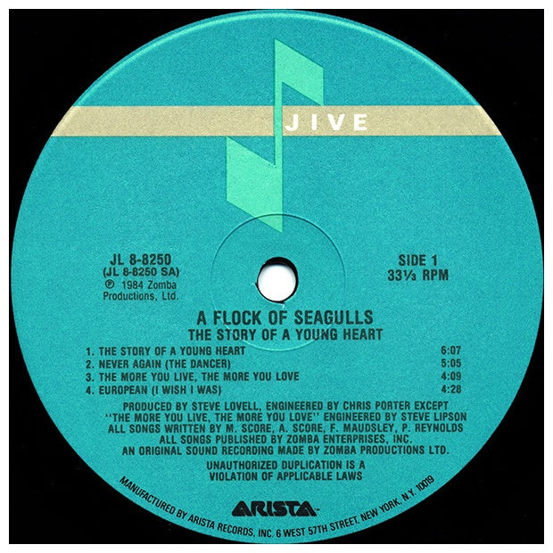 A FLOCK OF SEAGULLS - THE STORY OF A YOUNG HEART | VINILO USADO