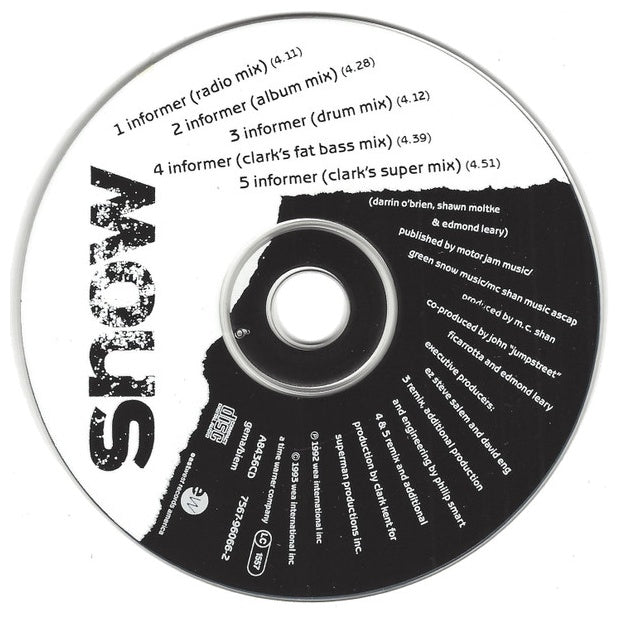 SNOW - INFORMER | CD SINGLE USADO
