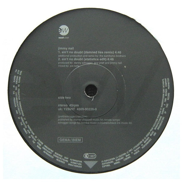 JIMMY NAIL - AIN'T NO DOUBT | 12" MAXI SINGLE USADO