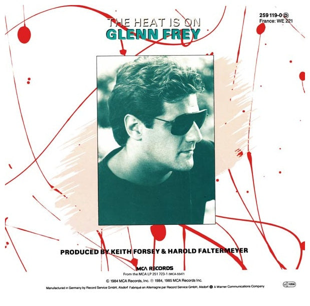 GLEN FREY - THE HEAT IS ON | 12" MAXI SINGLE USADO