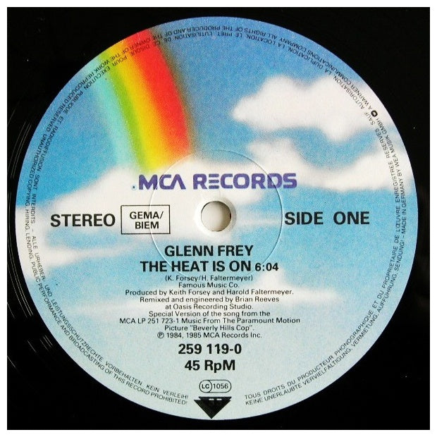 GLEN FREY - THE HEAT IS ON | 12" MAXI SINGLE USADO