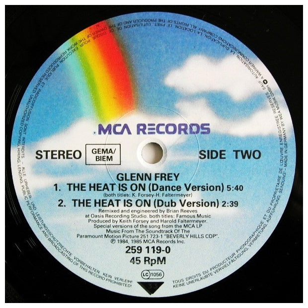 GLEN FREY - THE HEAT IS ON | 12" MAXI SINGLE USADO