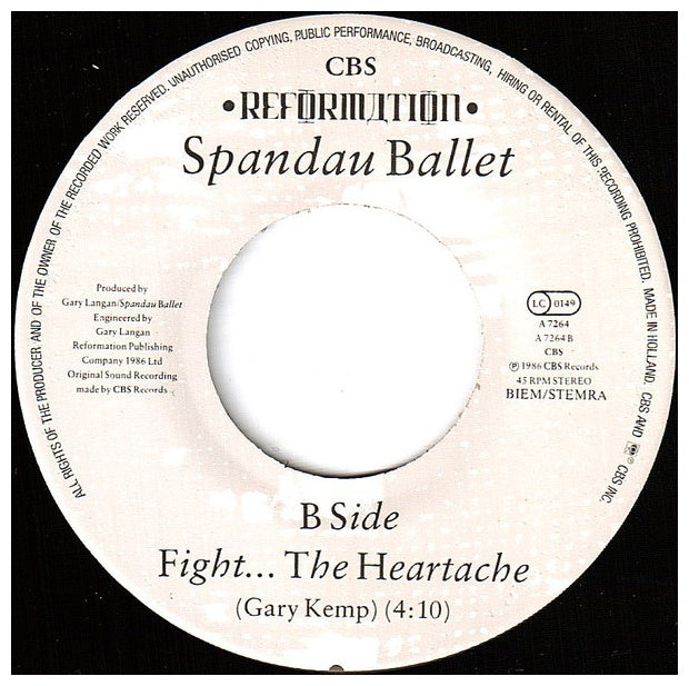 SPANDAU BALLET - FIGHT FOR OURSELVES | 7'' SINGLE VINILO USADO