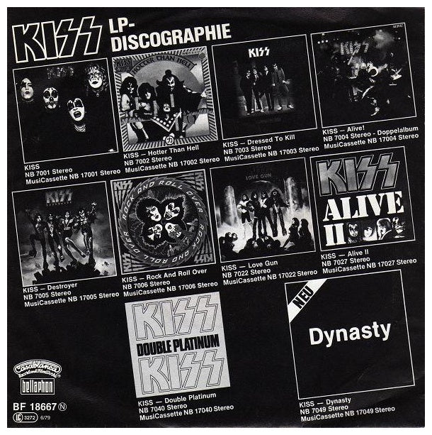 KISS - I WAS MADE FOR LOVIN' YOU | 7'' SINGLE VINILO USADO