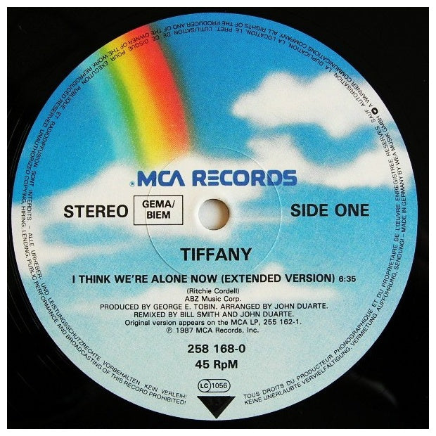 TIFFANY - I THINK WE'RE ALONE NOW | 12" MAXI SINGLE USADO