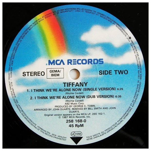 TIFFANY - I THINK WE'RE ALONE NOW | 12" MAXI SINGLE USADO