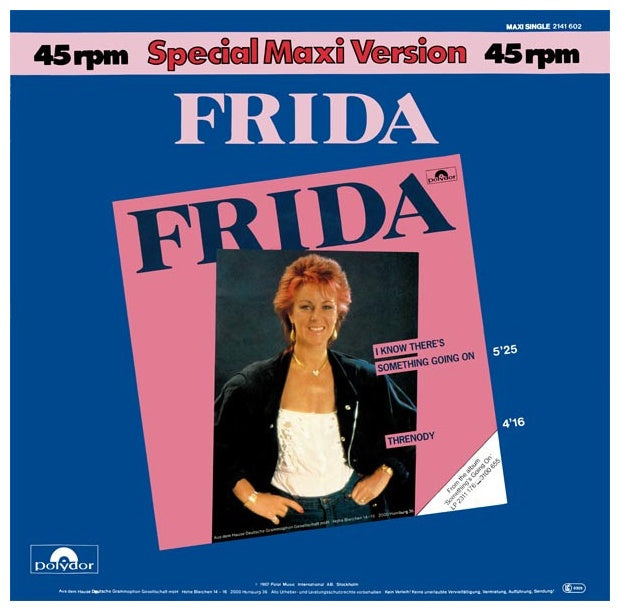 FRIDA - I KNOW THERE'S SOMETHING GOING ON | 12'' MAXI SINGLE USADO
