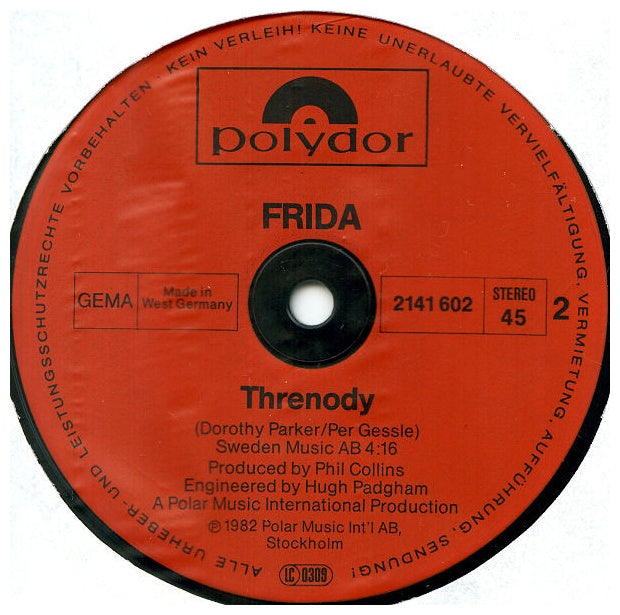 FRIDA - I KNOW THERE'S SOMETHING GOING ON | 12'' MAXI SINGLE USADO