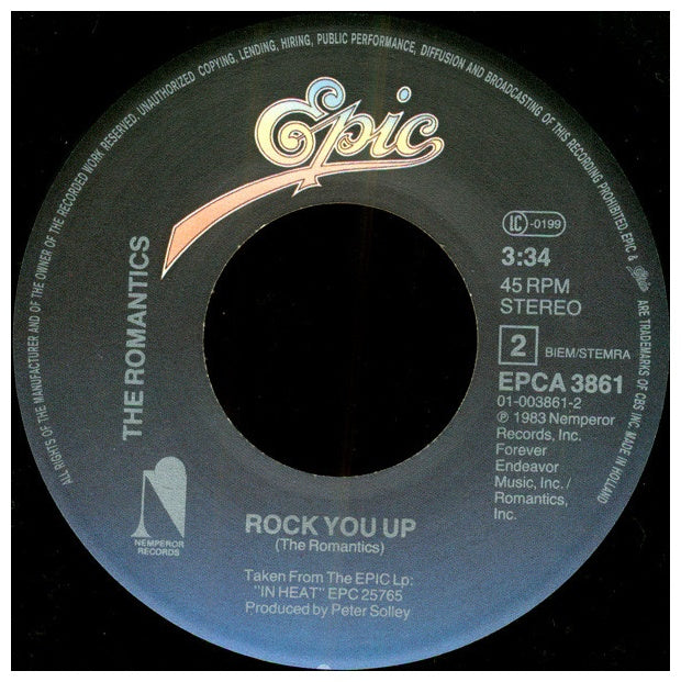 ROMANTICS - TALKING IN YOUR SLEEP | 7'' SINGLE VINILO USADO