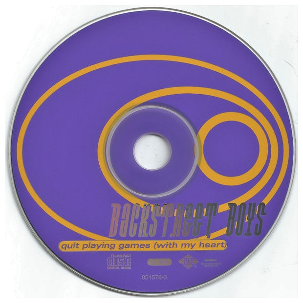 BACKSTREET BOYS - QUIT PLAYING GAMES (WITH MY HEART) | CD SINGLE USADO