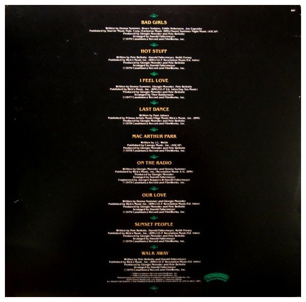 DONNA SUMMER - COLLECTOR'S EDITION: THE BEST OF 1977-1980 | VINILO USADO