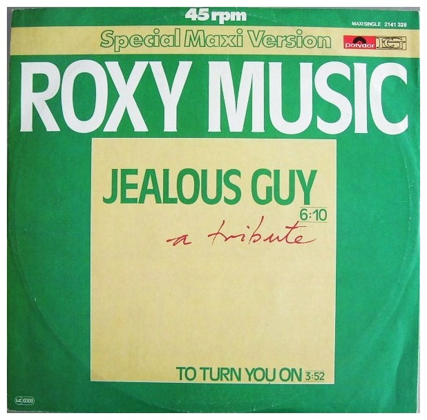 ROXY MUSIC - JEALOUS GUY | 12" MAXI SINGLE USADO
