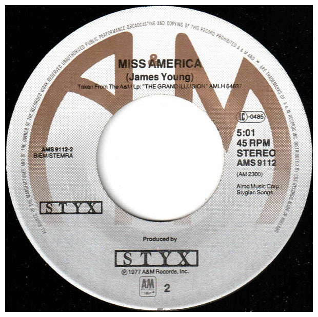 STYX - THE BEST OF TIMES | 7'' SINGLE VINILO USADO