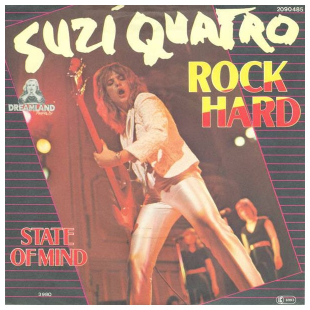 SUZI QUATRO - ROCK HARD | 7'' SINGLE VINILO USADO