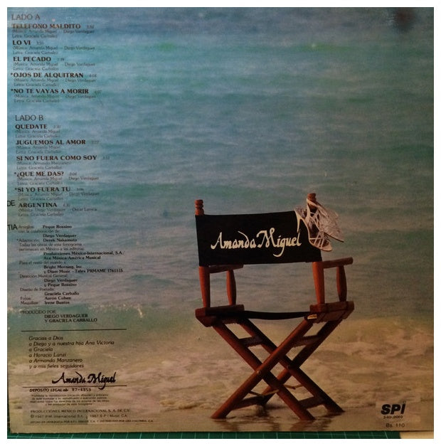 AMANDA MIGUEL - EN EL MAR | VINILO USADO