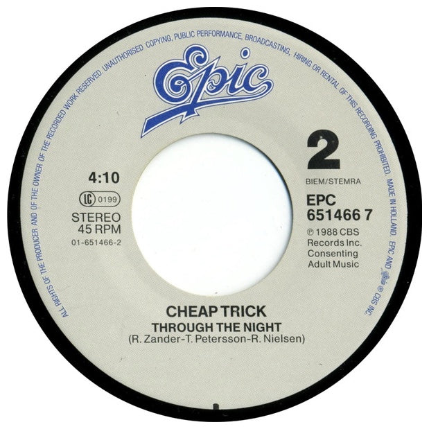CHEAP TRICK - THE FLAME | 7'' SINGLE VINILO USADO