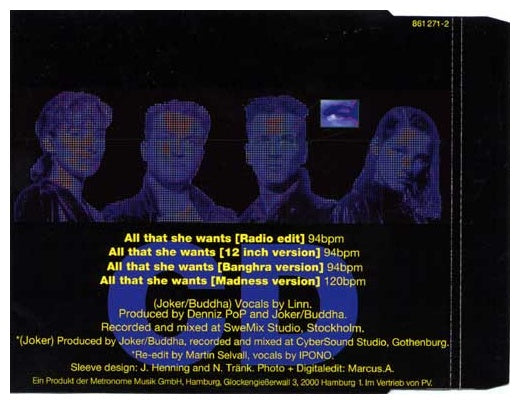 ACE OF BASE - ALL THAT SHE WANTS | CD SINGLE USADO