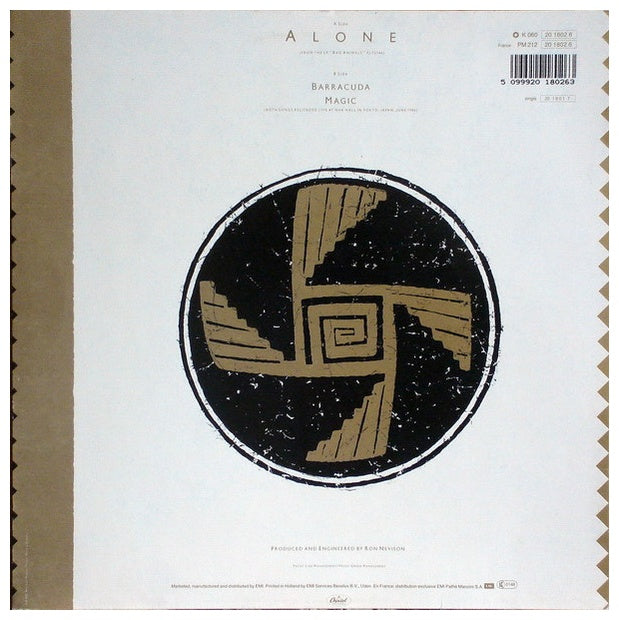 HEART - ALONE | 12'' MAXI SINGLE USADO