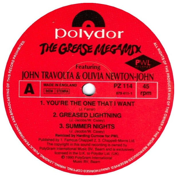 THE GREASE MEGAMIX - THE GREASE MEGAMIX | 12" MAXI SINGLE USADO