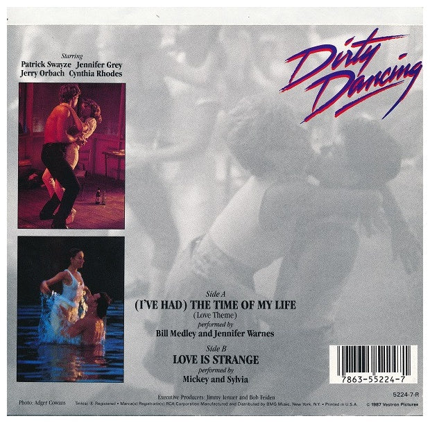 BILL MEDLEY & JENNIFER WARNES - (I'VE HAD) THE TIME OF MY LIFE | 7" SINGLE USADO