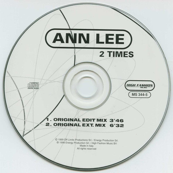 ANN LEE - 2 TIME | CD SINGLE USADO