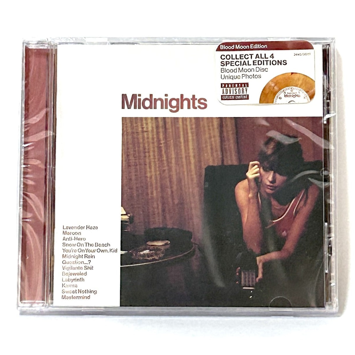 TAYLOR SWIFT - MIDNIGHTS (BLOOD MOON EDITION-CLEAN) | CD