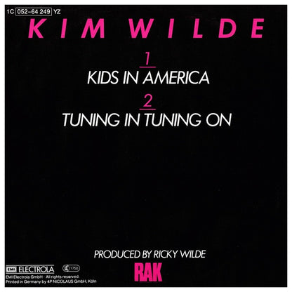 KIM WILDE - KIDS IN AMERICA | 12" MAXI SINGLE USADO
