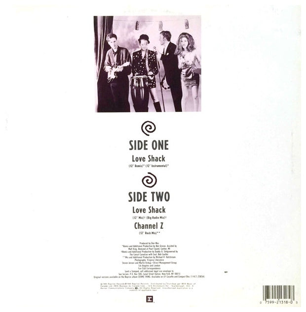 B-52'S - LOVE SHACK | 12" MAXI SINGLE USADO