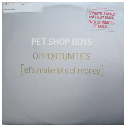 PET SHOP BOYS - OPPORTUNITIES | 12" MAXI SINGLE USADO