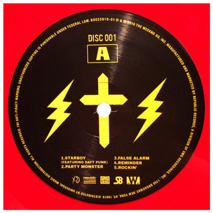 THE WEEKND - STARBOY (TRANSLUCENT RED VINYL) (2LP) | VINILO