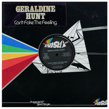 GERALDINE HUNT - CAN'T FAKE THE FEEELING | 12" MAXI SINGLE USADO