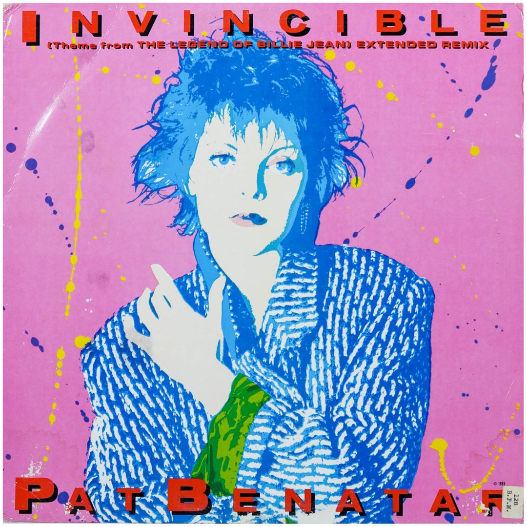 PAT BENATAR - INVINCIBLE | 12" MAXI SINGLE USADO