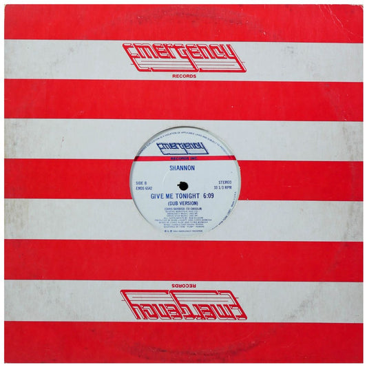 SHANNON - GIVE ME TONIGHT | 12" MAXI SINGLE USADO