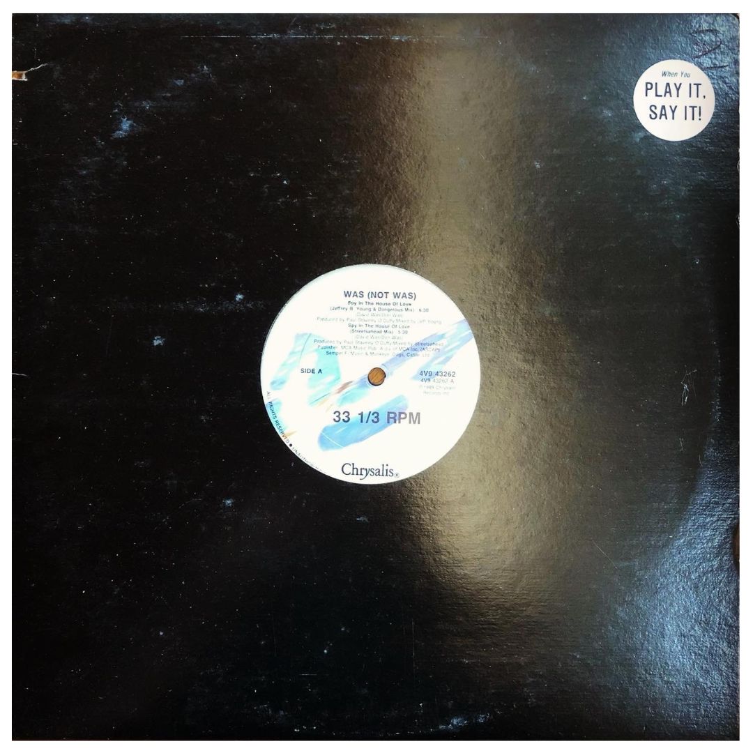 WAS (NOT WAS) - SPY IN THE HOUSE OF LOVE | 12" MAXI SINGLE USADO