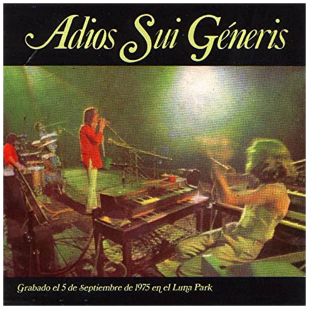 SUI GENERIS - ADIOS SUI GENERIS 1 | VINILO