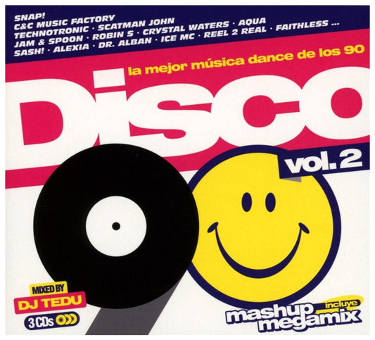 DISCO 90: LA MEJOR MUSICA DANCE DE LOS 90 - VARIOS VOL.2 (3CD) | CD