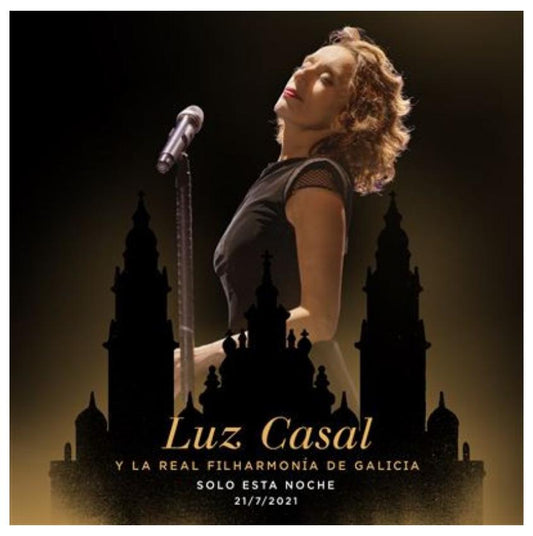 LUZ CASAL - SOLO ESTA NOCHE: Y LA REAL FILARMONICA DE GALICIA (2LP) | VINILO