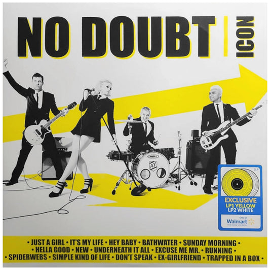 NO DOUBT - ICON: GREATEST HITS (2LP)(YELLOW/WHITE VINYL) | VINILO