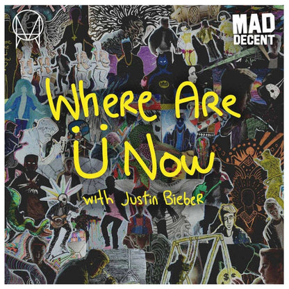 JACK U WITH JUSTIN BIEBER - WHERE ARE U NOW | 12" MAXI SINGLE VINILO