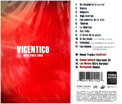 VICENTICO - HITS 2002 - 2008 | CD