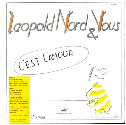 LEOPOLD NORD & VOUS - C'EST L'AMOUR | 12" MAXI SINGLE USADO