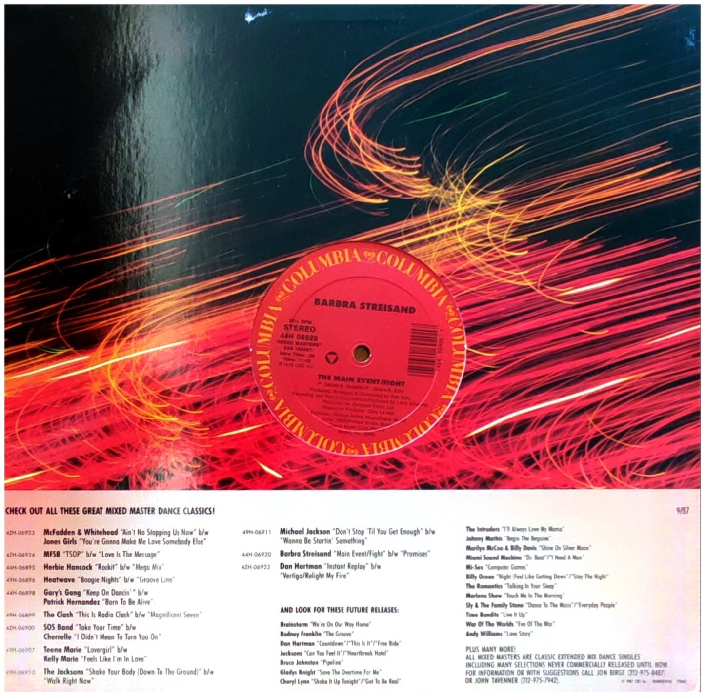 BARBRA STREAISAND - PROMISES | 12" MAXI SINGLE USADO