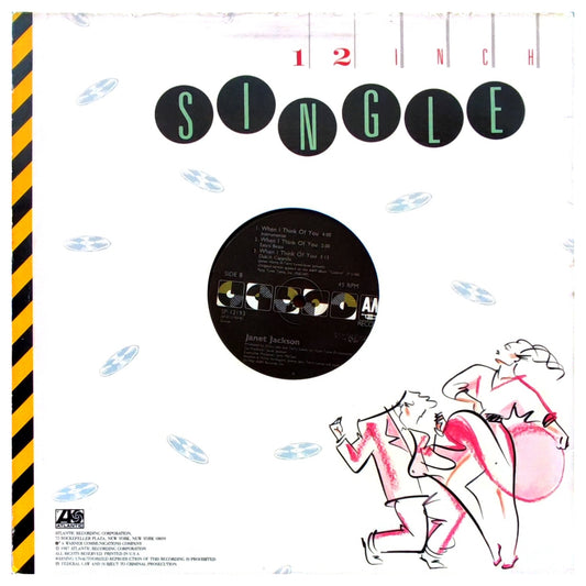 JANET JACKSON - WHEN I THINK OF YOU | 12" MAXI SINGLE USADO