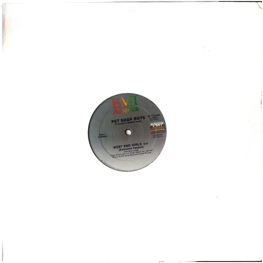 PET SHOP BOYS - WEST END GIRLS | 12" MAXI SINGLE USADO
