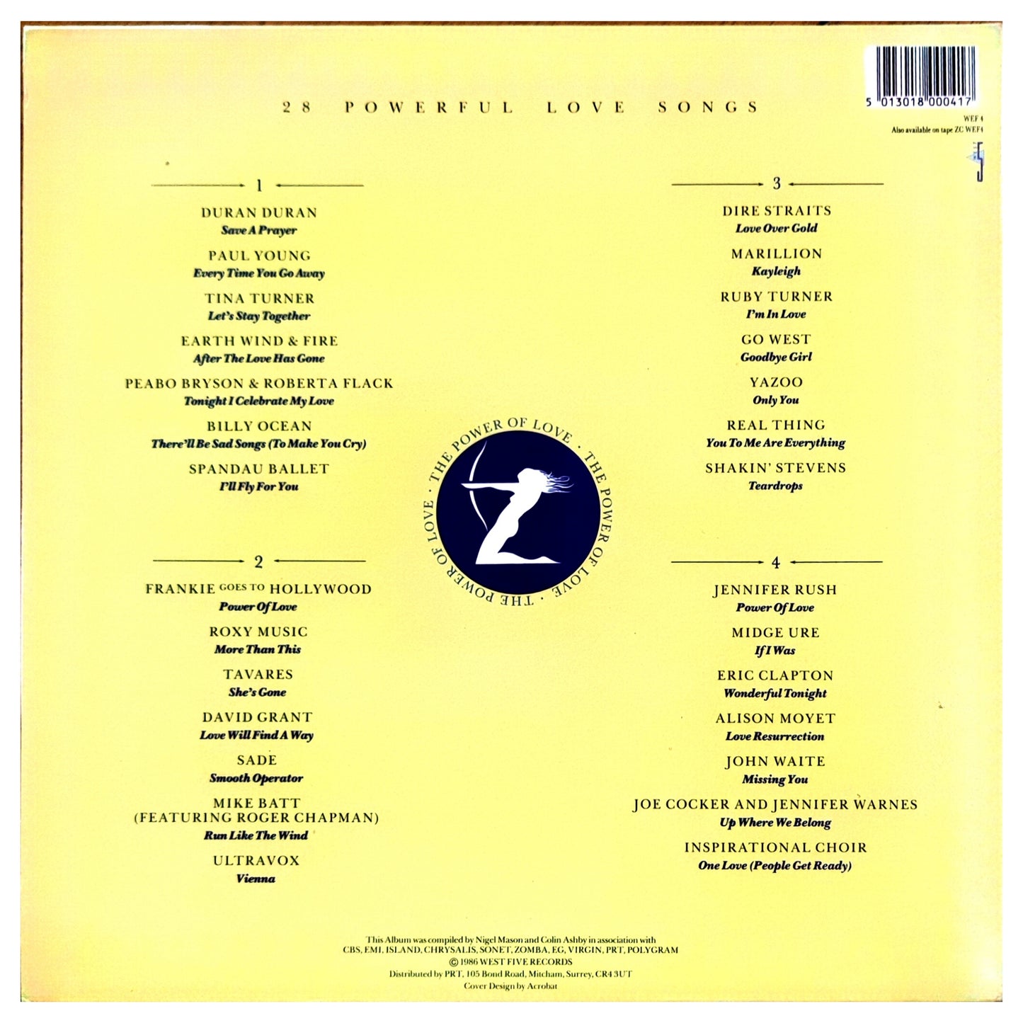 THE POWER OF LOVE - 28 POWERFUL LOVE SONGS (2LP) | VINILO USADO