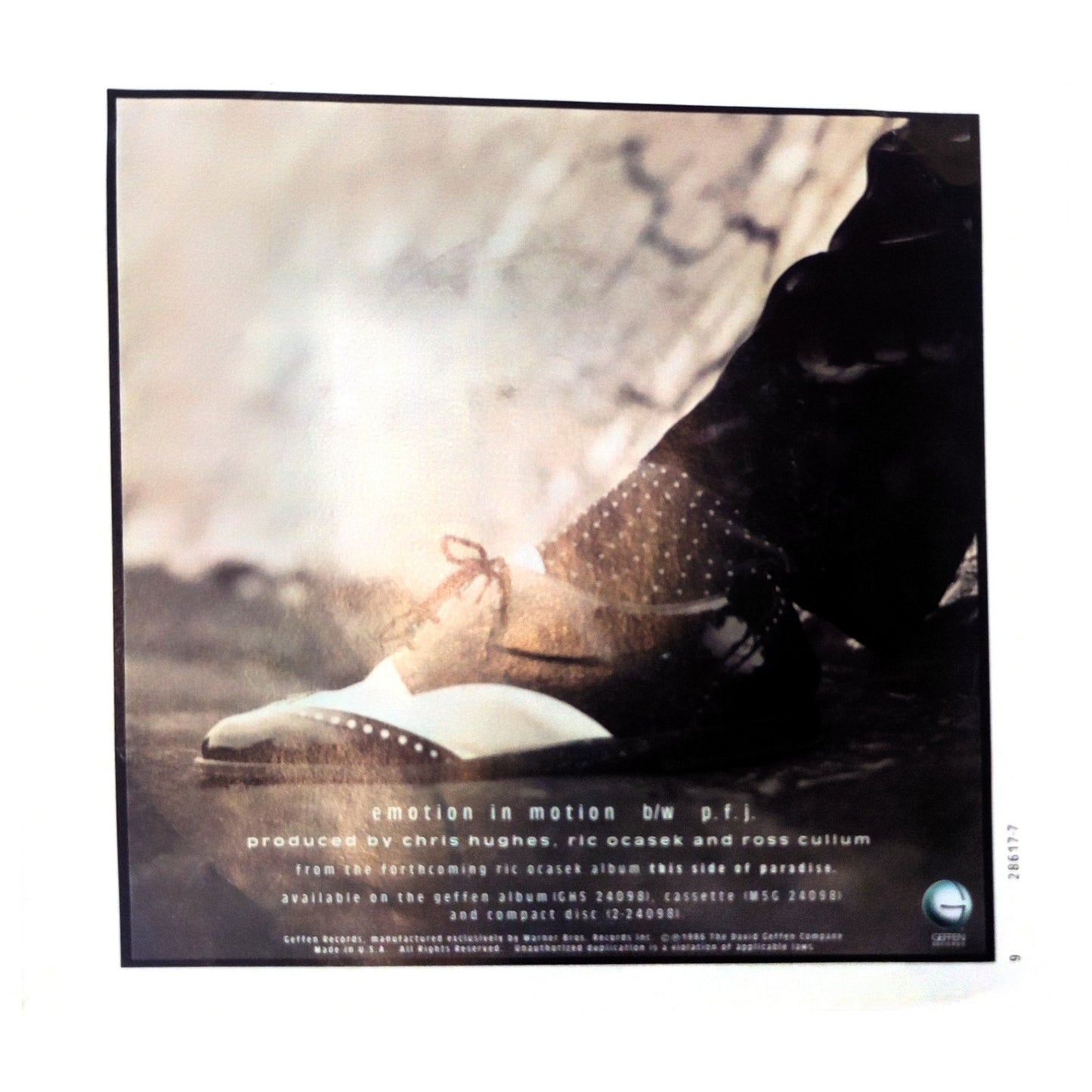 RIC OCASEK - EMOTION IN MOTION | 7" SINGLE VINILO USADO