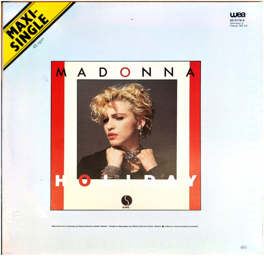 MADONNA - HOLIDAY/LUCKY STAR | 12" MAXI SINGLE USADO