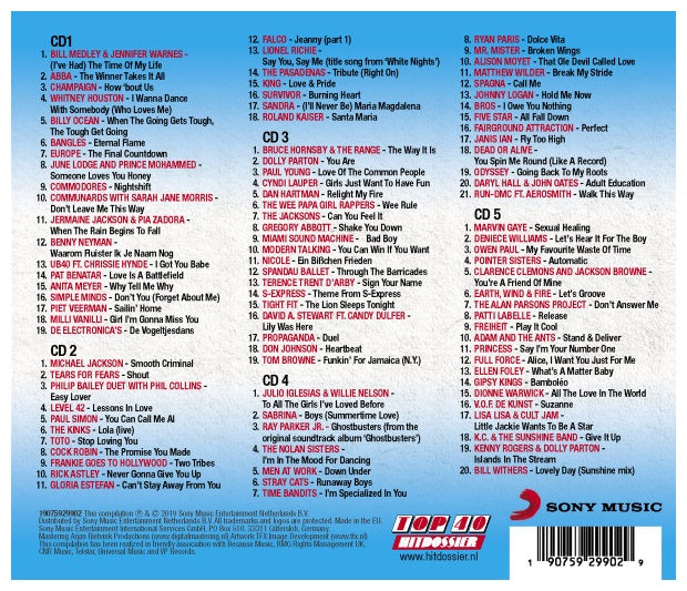 TOP 40 HITDOSSIER 80'S - TOP 40 HITS 80'S (5CD) | CD