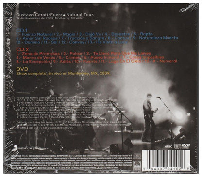 GUSTAVO CERATI - FUERZA NATURAL TOUR (2CD+DVD) | CD